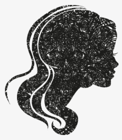 Female Head Silhouettes Png - Hair Vector Free, Transparent Png, Transparent PNG