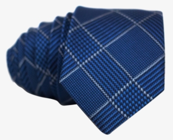 Blue Cross Striped Necktie - Plaid, HD Png Download, Transparent PNG