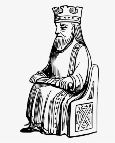 King Black And White Png, Transparent Png, Transparent PNG