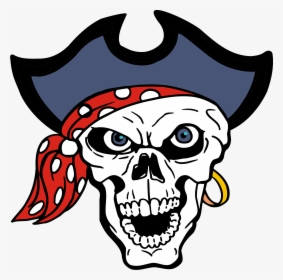 Pirate Skull Shower Curtain Clipart , Png Download - Piracy, Transparent Png, Transparent PNG
