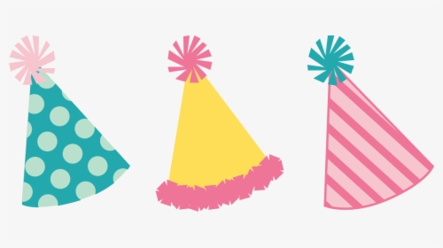 Transparent Birthday Hat Clip Art - Polka Dot Party Hat Svg, HD Png Download, Transparent PNG