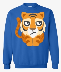 Bored Tiger Emoji Sweatshirt - Portable Network Graphics, HD Png Download, Transparent PNG