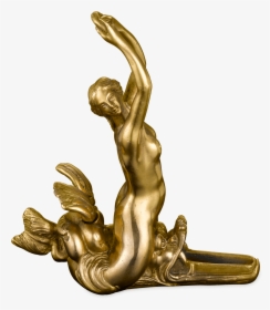 Dore Bronze Siren Figure - Siren Sculpture, HD Png Download, Transparent PNG