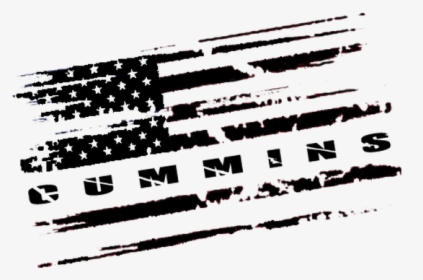 Black And White American Flag Png, Transparent Png, Transparent PNG