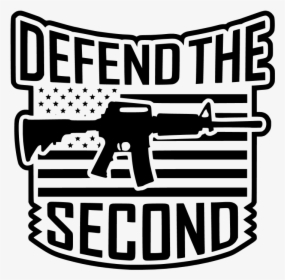 Defend The Second Amendment Decal - Gun Second Amendment Svg, HD Png Download, Transparent PNG