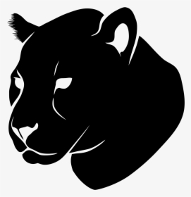 Ownload Lion Png Transparent Images Transparent Backgrounds - Head Jaguar Silhouette, Png Download, Transparent PNG