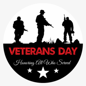 Veterans Day Static Cling - Veterans Day Silhouette, HD Png Download, Transparent PNG