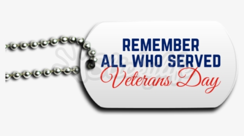 Veterans Day Dog Tag Back - Coin Purse, HD Png Download, Transparent PNG