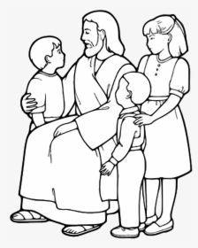 Jesus With People Clipart, HD Png Download, Transparent PNG
