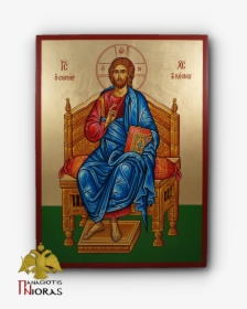 Christ The King Seated On The Throne Icons, HD Png Download, Transparent PNG