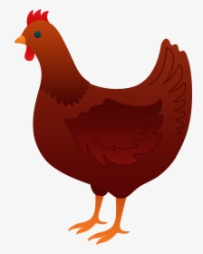 Hen Clipart - Red Hen Clipart, HD Png Download, Transparent PNG