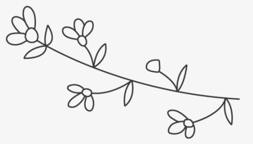 Flowers - Line Art, HD Png Download, Transparent PNG