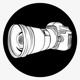 Black And White Logo Photographer Artwork Transprent - Circle, HD Png Download, Transparent PNG