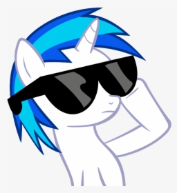 Vinyl Scratch By Iamthegreatlyra-d4j0r38 - My Little Pony Profile, HD Png Download, Transparent PNG