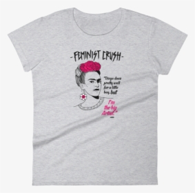 Frida Feminist Crush Tee   Class Lazyload Lazyload - T-shirt, HD Png Download, Transparent PNG