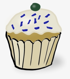 Pin Poppy Clip Art Cake On Pinterest - Muffins Clipart, HD Png Download, Transparent PNG