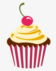 Cupcake Clipart Panda - Transparent Cupcake Png Vector, Png Download, Transparent PNG