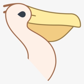 This Image Is Of The Head And Neck Of A Pelican, HD Png Download, Transparent PNG