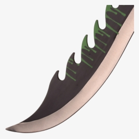 Green Blood Drip Fantasy Short Sword - Knife, HD Png Download, Transparent PNG