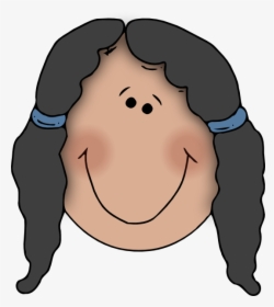 Girl Face Cartoon Svg Clip Arts - Blank Girl Face Clipart, HD Png Download, Transparent PNG