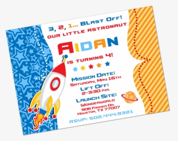 Rocketship Digital Invitation Digital Invitations - Poster, HD Png Download, Transparent PNG