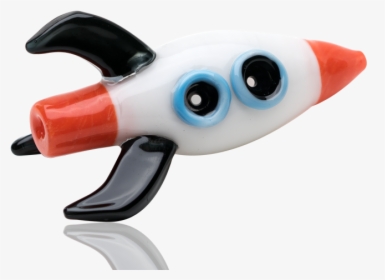 Rocket Ship Pipe By Empire Glassworks   Class - Glass Rocket Pipe, HD Png Download, Transparent PNG