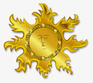 Bright Golden Sun Vector Image - Sinhalese New Year Clip Art, HD Png Download, Transparent PNG