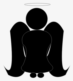 Angel Silhouette - Clip Art, HD Png Download, Transparent PNG