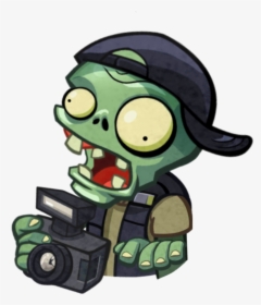 Zombies Wiki - Pvz Heroes Paparazzi Zombie, HD Png Download, Transparent PNG