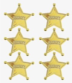 Sheriff Badge Png File - Woody Toy Story Star, Transparent Png, Transparent PNG