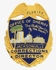 Jacksonville Office Of Sheriff Badge - Jacksonville Police Badge, HD Png Download, Transparent PNG