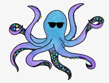 Octopus Color - Sunglasses, HD Png Download, Transparent PNG