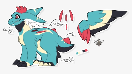 Closed] Totodile Themed Dutch Angel Dragon - Cartoon, HD Png Download, Transparent PNG