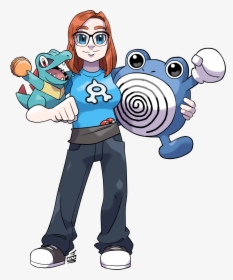 Totodile And Trainer, HD Png Download, Transparent PNG