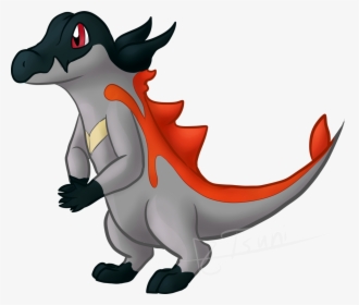 Totodile And Salandit Fusion, With Tad More Salandit - Salandit Fusion, HD Png Download, Transparent PNG