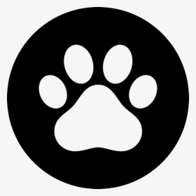 Paw Print Seal Rubber Stamp - Welcome Sign With A Paw Print, HD Png Download, Transparent PNG