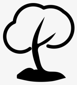 Tree With White Foliage - Arboles Icono Png, Transparent Png, Transparent PNG