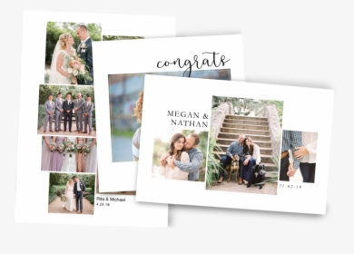 Engagement & Wedding Photos Printed On Composite Colalge - Photograph, HD Png Download, Transparent PNG