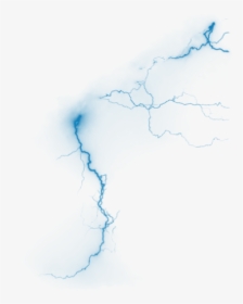#thunder #lightning #blue #freetoedit - Drawing, HD Png Download, Transparent PNG