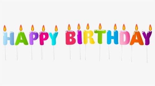 Birthday Candles Frame Png , Png Download - Happy Birthday Candle Png, Transparent Png, Transparent PNG