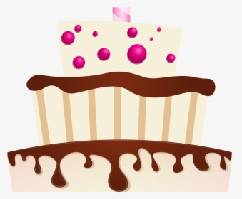 Birthday Frame With Cake Png Clipart , Png Download - Clipart Png Birthday Cake, Transparent Png, Transparent PNG