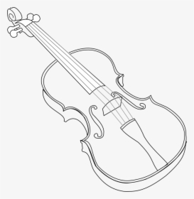 Violin Line Drawing, HD Png Download, Transparent PNG