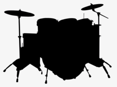 Drums Musical Instruments Silhouette - Instruments Silhouette Png, Transparent Png, Transparent PNG