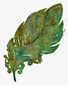 Glitter Feather, HD Png Download, Transparent PNG