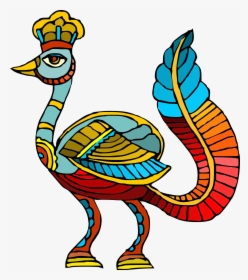 Transparent Peacock Clipart - Egyptian Birds Ancient, HD Png Download, Transparent PNG