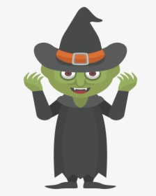 Robe Hat Grey Witch - Robe, HD Png Download, Transparent PNG