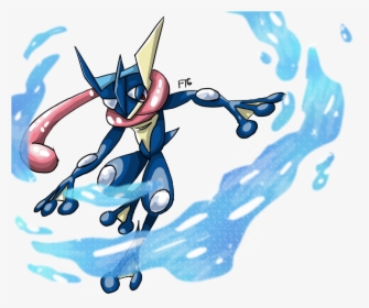 Greninja Standing Up, HD Png Download, Transparent PNG