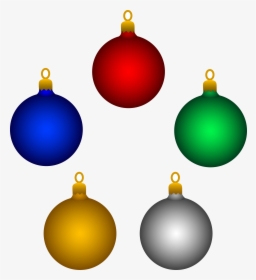 Christmas Ornament Clip Art Ornaments Clipart Library - Christmas Tree Decoration Clipart, HD Png Download, Transparent PNG