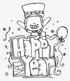 Melonheadz Illustrating Happy New Year Freebie - Melonheadz Happy New Year, HD Png Download, Transparent PNG