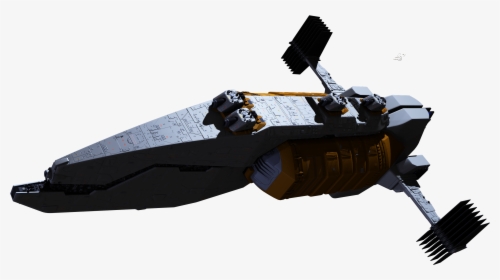 Download And Use Spacecraft Png Clipart - Sci Fi Ship Png, Transparent Png, Transparent PNG
